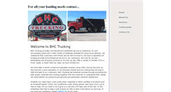 Desktop Screenshot of bhctruckinginc.com